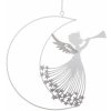 Vianočná kovová dekorácia Anjel, 20 x 21 x 0,5 cm Vianočná kovová dekorácia Anjel, 20 x 21 x 0,5 cm