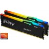 KINGSTON FURY Beast Black RGB EXPO 64GB DDR5 6000MT/s CL36 / DIMM / Kit 2x 32GB KF560C36BBEAK2-64 KINGSTON FURY Beast Black RGB EXPO 64GB DDR5 6000MT/s CL36 / DIMM / Kit 2x 32GB KF560C36BBEAK2-64