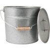 Livlig Kovové vedro s vekom 12L - zinc Livlig Kovové vedro s vekom 12L - zinc