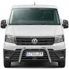 STEELER Predný ochranný rám nízký nerez, VW Crafter II, 2017- STEELER Predný ochranný rám nízký nerez, VW Crafter II, 2017-