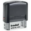 Pečiatka, TRODAT Ideal 4912, čierne telo, s čiernou poduškou Pečiatka, TRODAT Ideal 4912, čierne telo, s čiernou poduškou