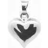 Šperk Holíč Prívesok srdiečko biele zlato ZPV35
