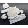 Chlapčenský set na krst smotanová 49 Chlapčenský set na krst smotanová 49
