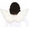 Anjelské krídla biele s perím 62 cm Anjelské krídla biele s perím 62 cm