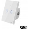 SONOFF vypínač biely dotykový s WiFi dvojitý T0EU2C-TX SONOFF vypínač biely dotykový s WiFi dvojitý T0EU2C-TX