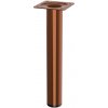 Walteco Nábytková noha guľatá, priemer 30mm, výška 200mm, lesklá meď , 50444 Walteco Nábytková noha guľatá, priemer 30mm, výška 200mm, lesklá meď , 50444