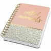 Špirálový zošit, 168x215 mm, bodkovaný, 120 listov, tvrdý obal, SIGEL Jolie, Sweet Dots Špirálový zošit, 168x215 mm, bodkovaný, 120 listov, tvrdý obal, SIGEL Jolie, Sweet Dots