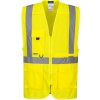 PORTWEST Vesta C357 Hi-Vis s kapsou na tablet, reflexní POR-C357YERXXL 2XL Žlutá PORTWEST Vesta C357 Hi-Vis s kapsou na tablet, reflexní POR-C357YERXXL 2XL Žlutá
