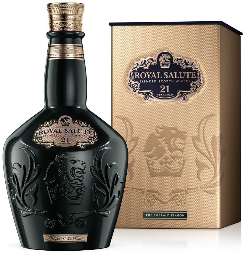 Chivas Royal Salute 21y The Emerald Flagon 40% 0,7 l (kazeta)