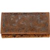 Kožená dámska veľká peňaženka WILD By Loranzo - hnedá - ornamenty Kožená dámska veľká peňaženka WILD By Loranzo - hnedá - ornamenty