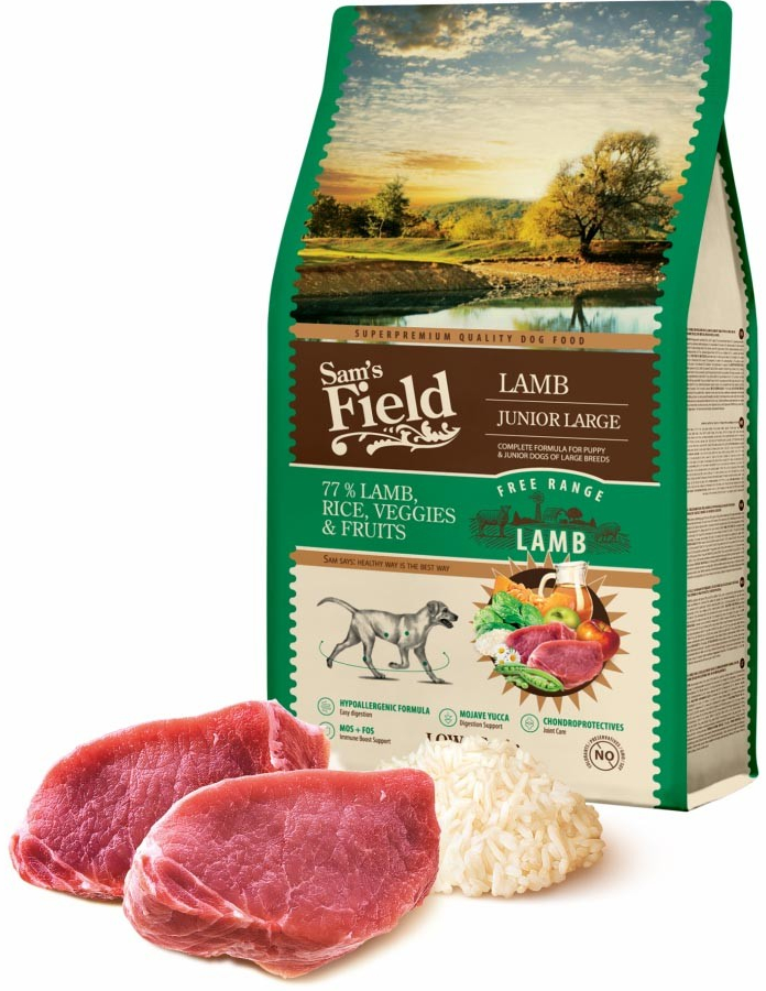 Sam\'s Field Low Grain Junior Large Lamb Free Range 2,5 kg