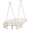 Malatec Závesné kreslo so strapcami béžove 10368 Malatec Závesné kreslo so strapcami béžove 10368