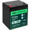 *Green Cell Cube AGM VRLA IP54 Baterie 12V 5Ah bezúdržbová baterie (AGM baterie Green Cell – spolehlivé bezúdržbové akumulátory s dlouhou životností. Vhodné pro záložní zdroje, solární systémy, lodě, *Green Cell Cube AGM VRLA IP54 Baterie 12V 5Ah bezúdržbová baterie (AGM baterie Green Cell – spolehlivé bezúdržbové akumulátory s dlouhou životností. Vhodné pro záložní zdroje, solární systémy, lodě,