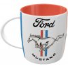 NOSTALGIC ART hrnček FORD MUSTANG white/red NOSTALGIC ART hrnček FORD MUSTANG white/red