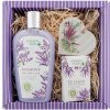 Bohemia Herbs Sada levandule – gel 250ml, mýdlo 100g a dřevěné srdce Bohemia Herbs Sada levandule – gel 250ml, mýdlo 100g a dřevěné srdce