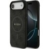 Guess – 4G Ring Classic Logo MagSafe puzdro na iPhone 17 Air – čierne