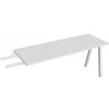 Pracovný stôl UNI A, kolmo reťaziaci, 160x75,5x60 cm, biela/biela Pracovný stôl UNI A, kolmo reťaziaci, 160x75,5x60 cm, biela/biela