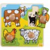 Bigjigs Toys Vkladacie deduktívne puzzle farma