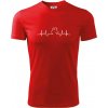 Borderská kólia EKG - Pánske tričko Fantasy športové - 2XL ( Červená ) Borderská kólia EKG - Pánske tričko Fantasy športové - 2XL ( Červená )