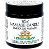 VCee Masážna sviečka na báze kokosového oleja a bambuckého masla - Citrónová tráva 80g VCee Masážna sviečka na báze kokosového oleja a bambuckého masla - Citrónová tráva 80g