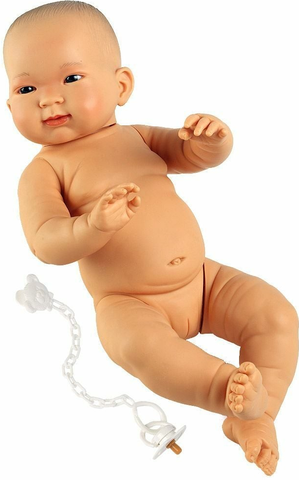 Llorens 45006 NEW BORN DIEVČATKO- realistické bábätko s celovinylovým telom