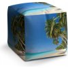 Sablio Taburet Palmová pláž: 40x40x40 cm Sablio Taburet Palmová pláž: 40x40x40 cm