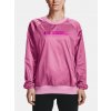 Under Armour UA Recover Woven Shine Crew-PNK rúžová