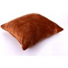 Obliečka na vankúš z Velúru, farba Rust, 40x40 cm Obliečka na vankúš z Velúru, farba Rust, 40x40 cm