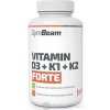 GymBeam Vitamín D3+K1+K2 Forte 120 kapsúl GymBeam Vitamín D3+K1+K2 Forte 120 kapsúl