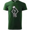 Basketbal kostra - Tričko extra veľké (5-8XL) - 5XL ( Fľaškovozelená ) Basketbal kostra - Tričko extra veľké (5-8XL) - 5XL ( Fľaškovozelená )
