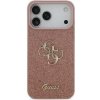 Kryt na mobil Guess PU Fixed Glitter 4G Metal Logo kryt iPhone 17 Pro Max ružový Kryt na mobil Guess PU Fixed Glitter 4G Metal Logo kryt iPhone 17 Pro Max ružový