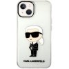 Karl Lagerfeld IML Ikonik NFT transparentné iPhone 14 Plus - čiré