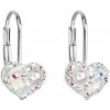 MSPERK Strieborné dievčenské náušnice tvar srdca so Swarovski crystals Ag 925/1000 Rh (1g) MSPERK Strieborné dievčenské náušnice tvar srdca so Swarovski crystals Ag 925/1000 Rh (1g)