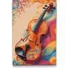 Vymalujsisam.sk Maľovanie podľa čísiel - Husle vo farbách Veľkosť: 40x60cm, Rám: Bez rámu, iba zrolované plátno Vymalujsisam.sk Maľovanie podľa čísiel - Husle vo farbách Veľkosť: 40x60cm, Rám: Bez rámu, iba zrolované plátno