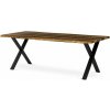 Autronic Twist HT-F4321OLW Jídelní stůl 210x100 cm, old wood Autronic Twist HT-F4321OLW Jídelní stůl 210x100 cm, old wood