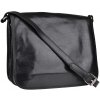 NovaKabelka.sk Gaspare Nero kožená talianska crossbody kabelka čierna NovaKabelka.sk Gaspare Nero kožená talianska crossbody kabelka čierna