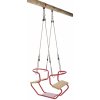 SwingKing Dvojmiest. hojdačka typu gondola pre guľatinu červená, 92 x 44 x 53 cm SwingKing Dvojmiest. hojdačka typu gondola pre guľatinu červená, 92 x 44 x 53 cm
