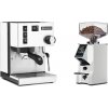 Rancilio Silvia E, white + Eureka Mignon Specialita Smart, CR white Rancilio Silvia E, white + Eureka Mignon Specialita Smart, CR white