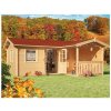 BPP Víkendová drevená chatka Carmen 2A 599x587 cm, 40 mm BPP Víkendová drevená chatka Carmen 2A 599x587 cm, 40 mm