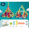 Magnetická Sticks - 90ks CABTOYS Magnetická Sticks - 90ks CABTOYS