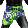 Muay Thai trenky FAIRTEX Street King zelené