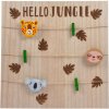 Homea detský organizér na stenu Hello Jungle 30 x 30 cm Homea detský organizér na stenu Hello Jungle 30 x 30 cm