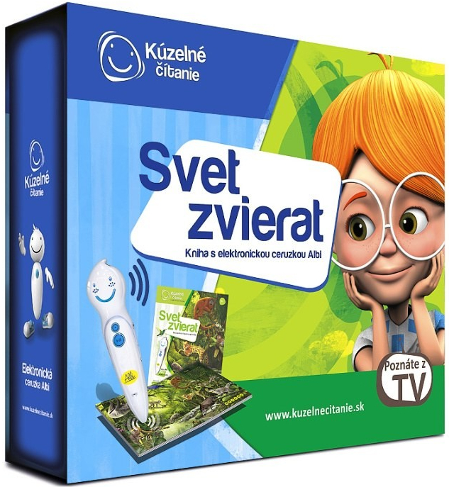 Albi Elektronická ceruzka s knihou Svet zvierat