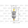 Valeo 587008 Palivový filter Valeo 587008 Palivový filter
