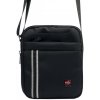 Nordee Pánska crossbody taška 24 x 20 cm čierna Nordee Pánska crossbody taška 24 x 20 cm čierna