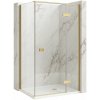 Rea Atlas, sprchovací kút 80 (dvere) x 100 (stena), ľavá strana, 6mm číre sklo, zlatý profil, KPL-K4572 Rea Atlas, sprchovací kút 80 (dvere) x 100 (stena), ľavá strana, 6mm číre sklo, zlatý profil, KPL-K4572