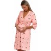 Růžový srdíčkový župan do porodnice na kojení 1XL-4XL 1G0501 růžová 1XL + První výměna zboží zdarma. Růžový srdíčkový župan do porodnice na kojení 1XL-4XL 1G0501 růžová 1XL + První výměna zboží zdarma.