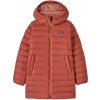 Patagonia Down Sweater Parka tmavo červená