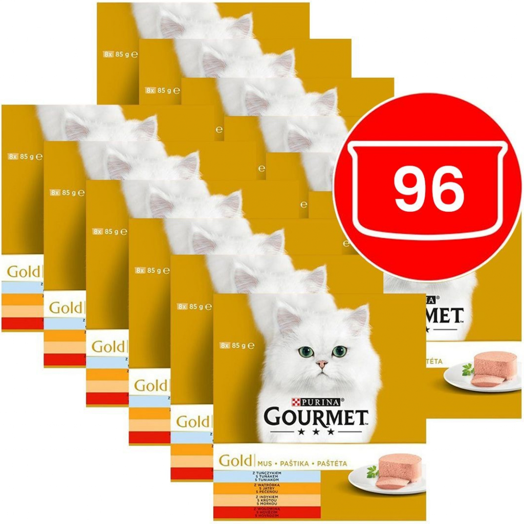 GOURMET GOLD paštéta 96 x 85 g