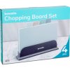 Súprava dosiek na krájanie - plast - 29 x 22,3 cm - 4 ks / balenie Súprava dosiek na krájanie - plast - 29 x 22,3 cm - 4 ks / balenie